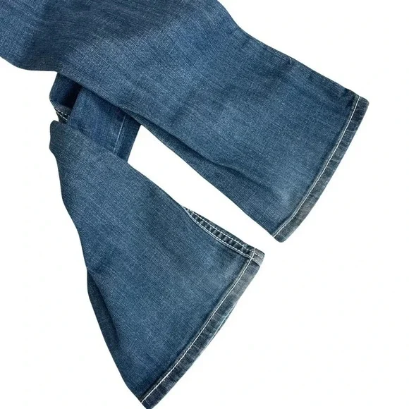 La Idle USA Jeans rhinestones metal embellished • Size 9 • 31/34 - Picture 8 of 8